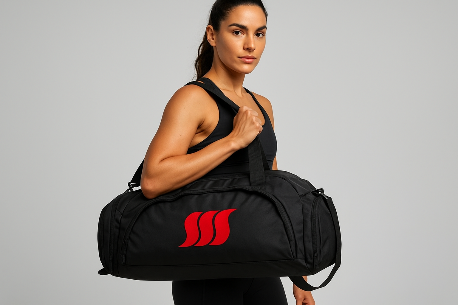 Même modèle avec le sac de sport noir SSS