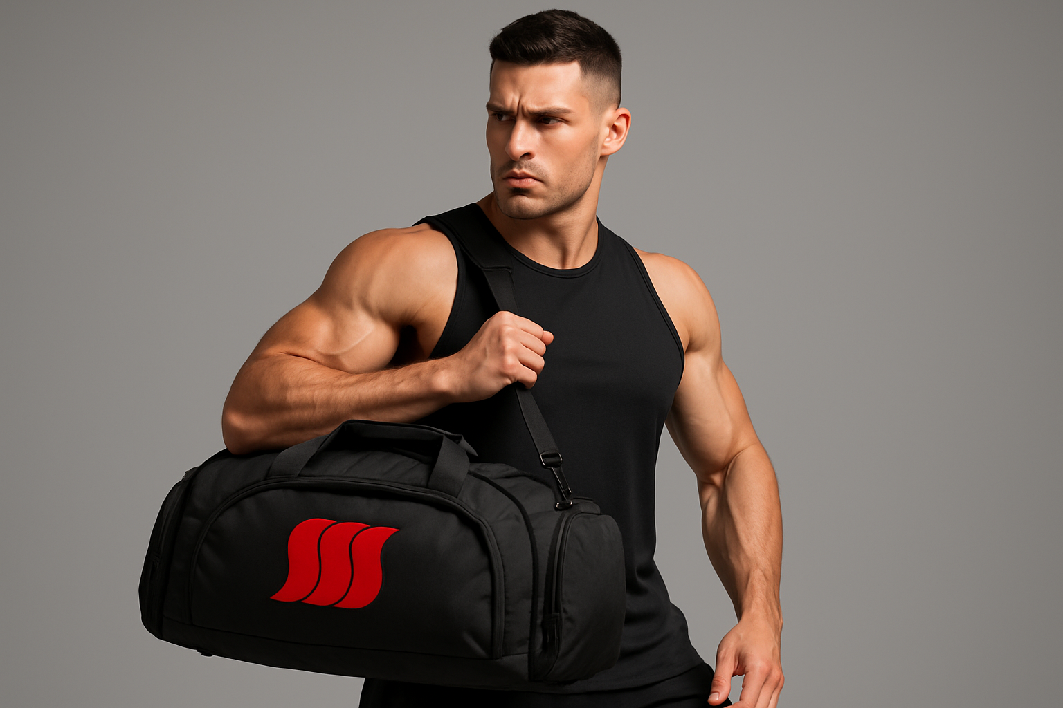 Sac de sport SSS avec le mannequin établi