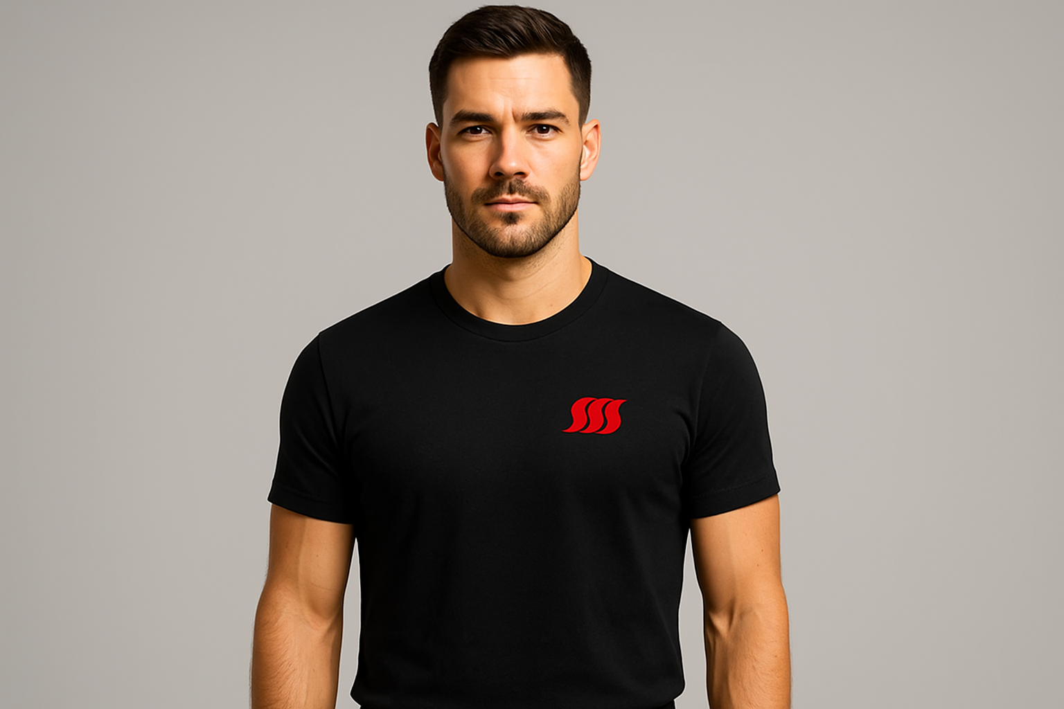 T-shirt SSS Signature Homme Noir